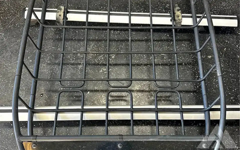 Thule roof basket with crossbars
