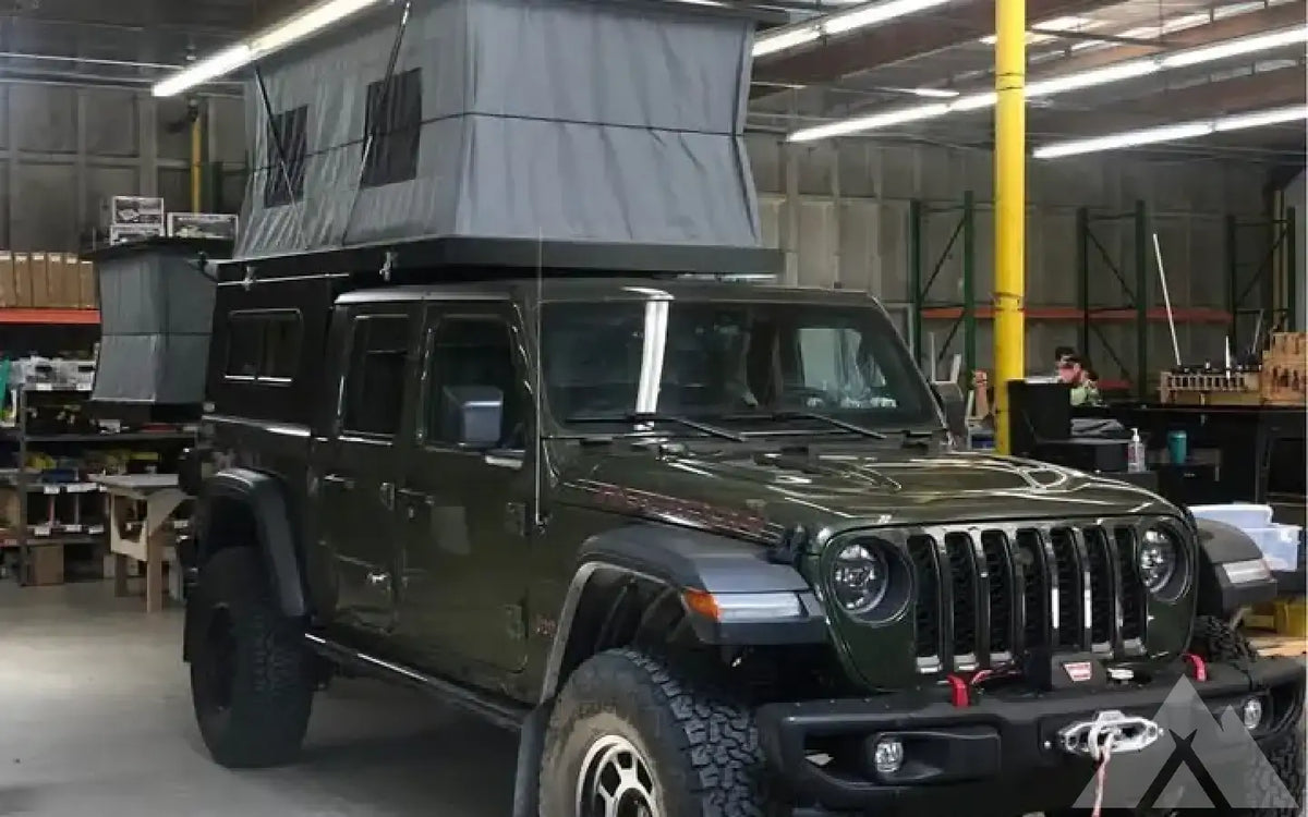 Topo Toppers Badlander Pop Up Camper Shell — used for sale in Minden, NV
