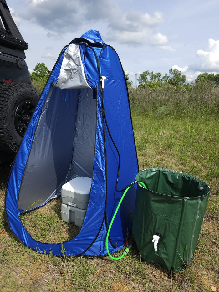  essential for towing. A spare tire and North Carolina license plate are visible.|RV rental dashboard displays '4x4 Shift in Progress' message