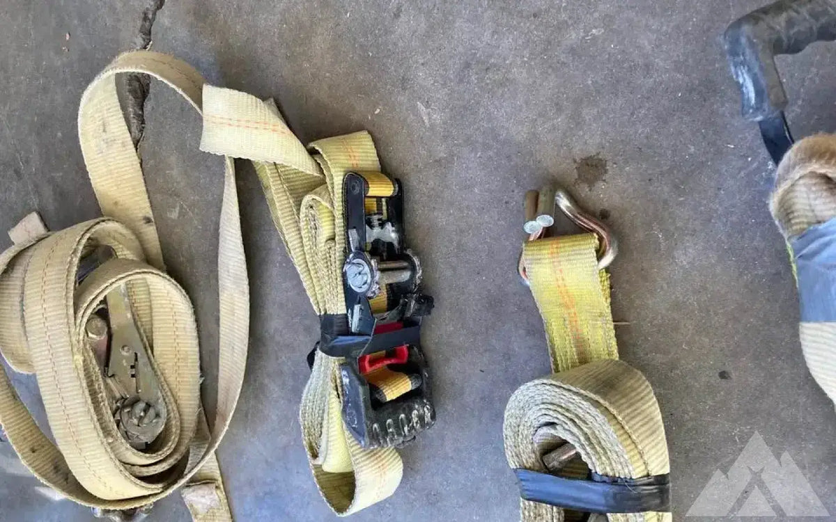 Tow straps and chains — used gear for sale