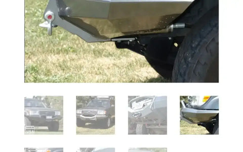Toyota land cruiser front bumper
