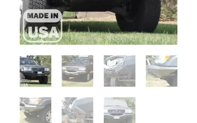 Toyota land cruiser front bumper — photo 2