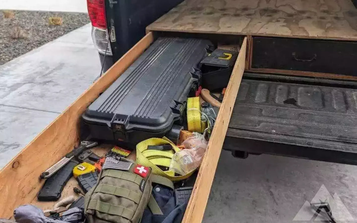 Truck Bed Storage System | 5 1/2 ft Bed — used drawer systems for sale (photo 3) — photo 3