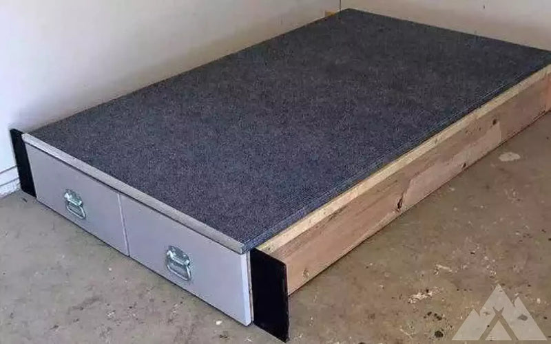 Truck Camper Bed With Easy Glide Drawer System — used drawer systems for sale (photo 4) — photo 4