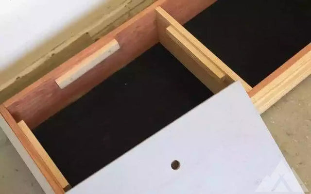 Truck Camper Bed With Easy Glide Drawer System — photo 3