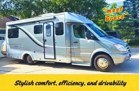 Meet "Grace" 2013 Leisure Travel Van Unity CB Smtx1829 overland rental