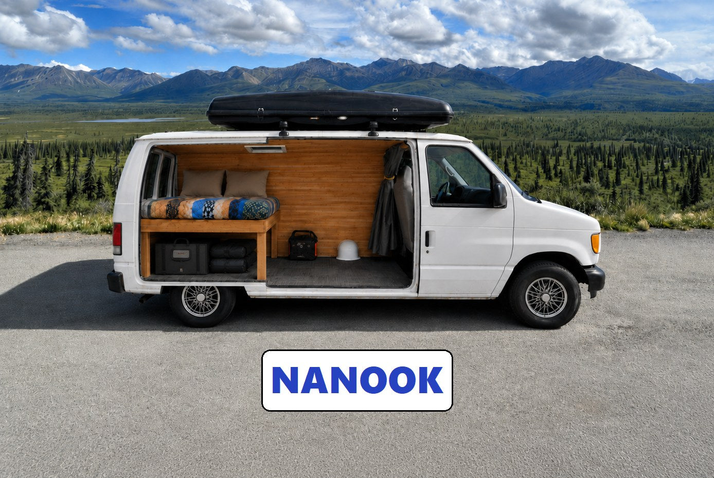 This white rv rental camper van — photo 1