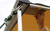 Tuff Stuff 6.5x8 Awning + Gobi Roof Rack Brackets — used camp awnings for sale (photo 3)