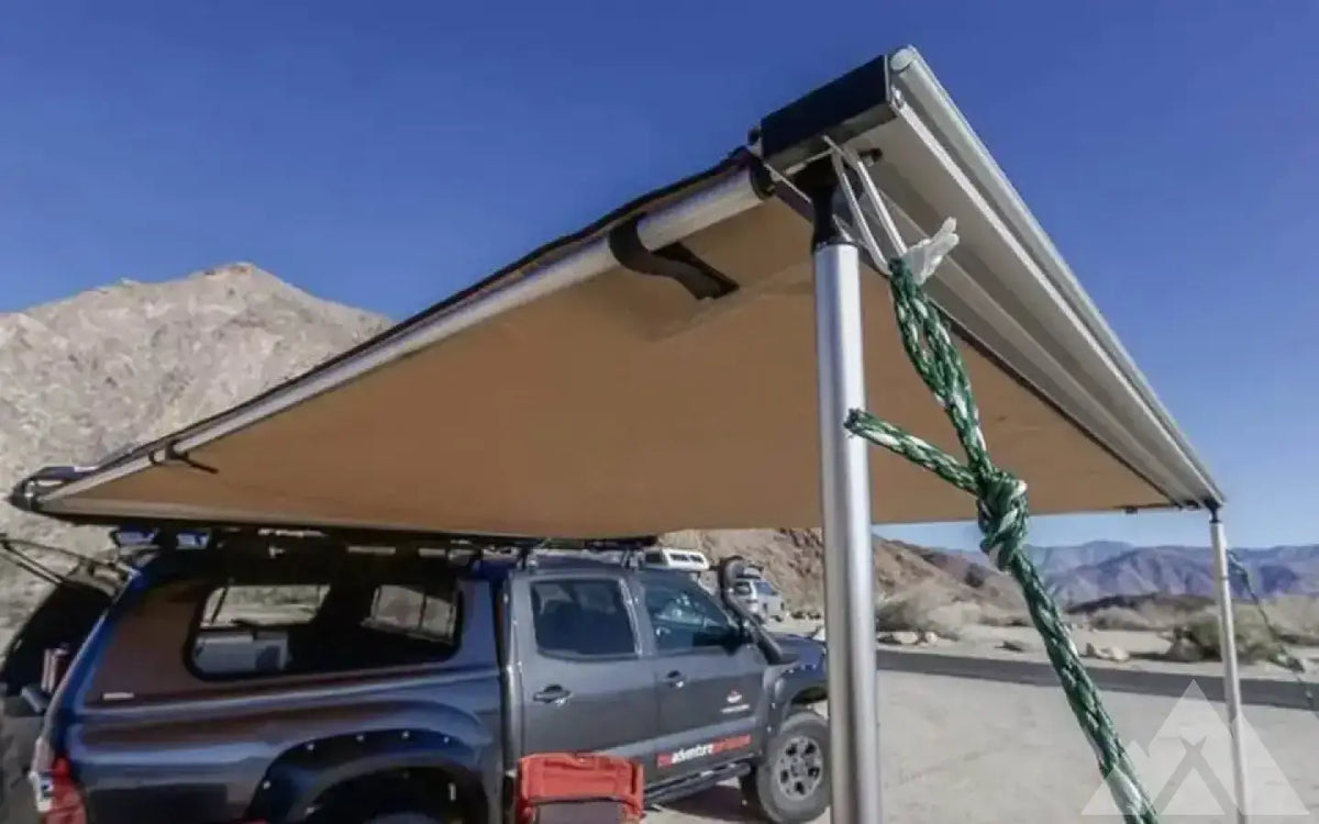 Tuff Stuff 6.5x8 Awning + Gobi Roof Rack Brackets — used camp awnings for sale (photo 9) — photo 9