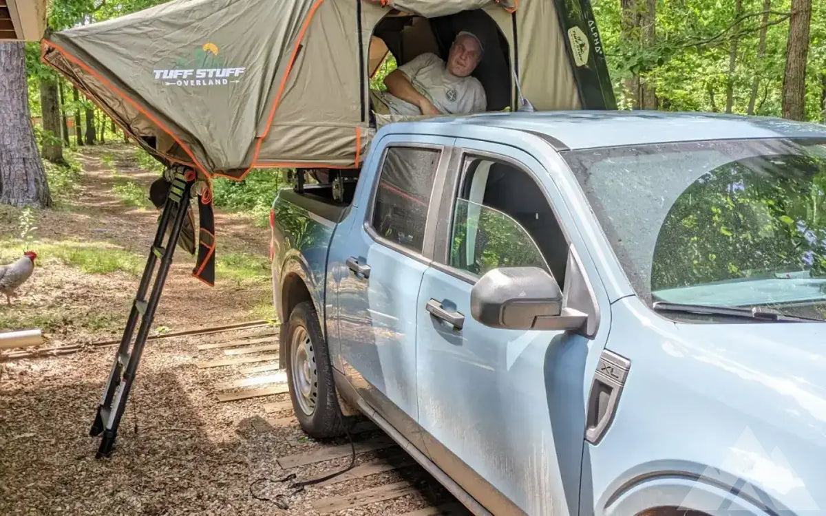 **SOLD**.TuffStuff Alpha I hardshell rooftop tent — used rooftop tents for sale (photo 4) — photo 4