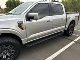 Silver Ford F-150 Tremor pickup truck, ideal for outdoor adventures or an RV rental trip.