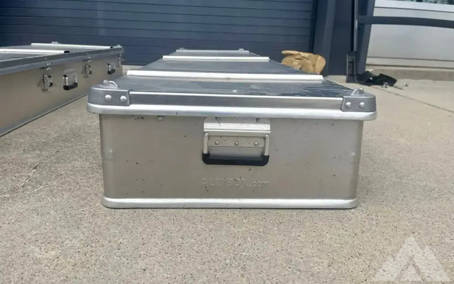 Two AluBox 192L Aluminum Rooftop Cases — photo 2