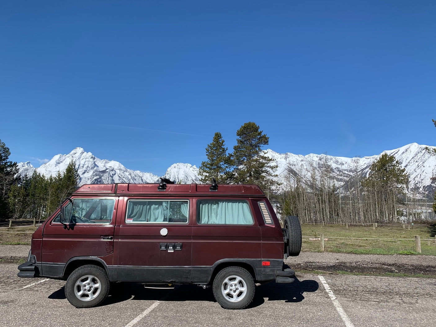 ready for adventure.|This classic VW Vanagon Westfalia camper van