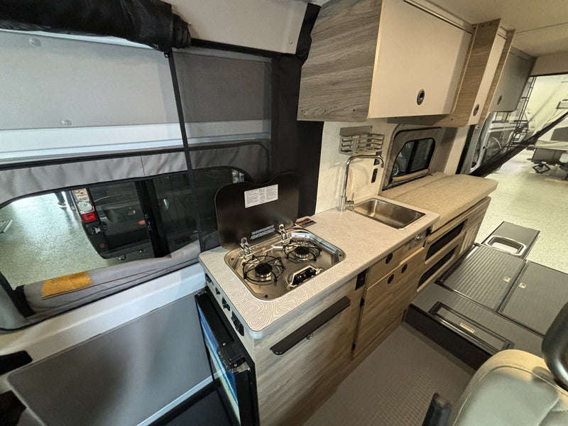  & rear bed.|White rv rental van — photo 4
