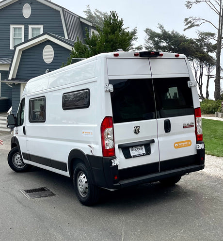 "Ramrod" 2022 Promaster, 3-4 days off grid! Hot shower! Luxury Amenities
