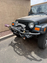 1997-2006 Jeep Tj Off Road Front Bumper and Winch in Phoenix, AZ (photo 2)