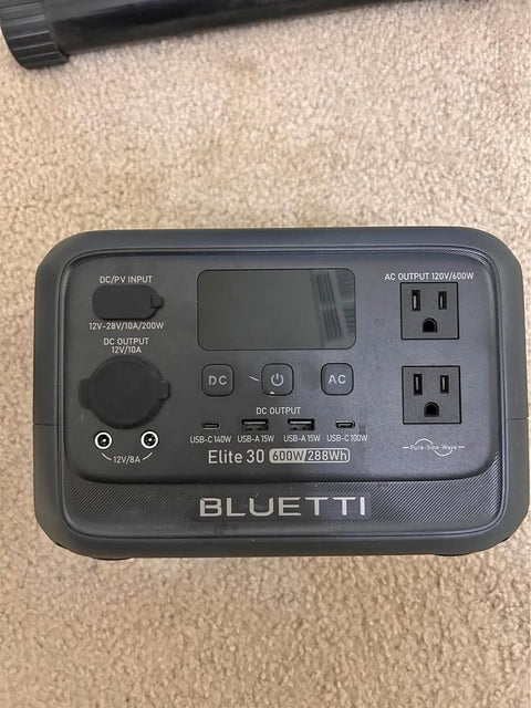 BLUETTI Elite 30 V2 Portable Power Station 600W 288Wh