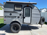 This Sunray Sport teardrop camper is ready for your next rv rental adventure!