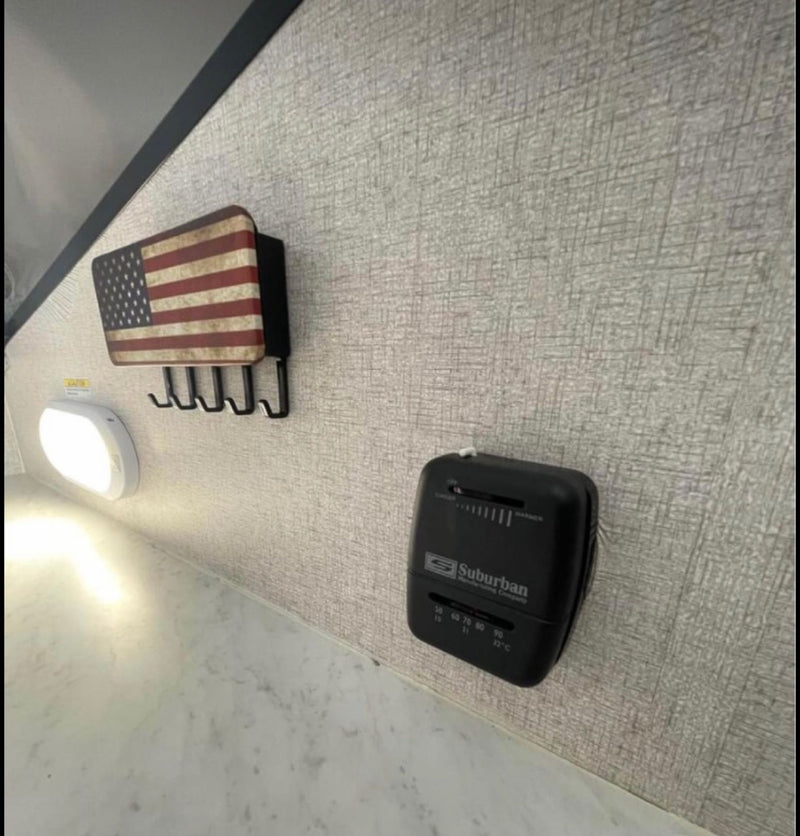  and built-in speakers.|This RV rental shows a pop-up trailer interior: high tent ceiling — photo 8