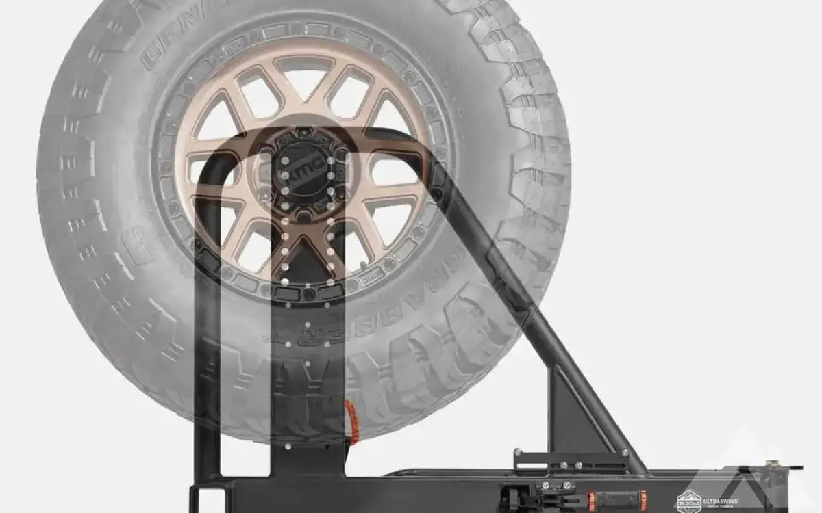 UltraSwing® Mega-Fit Spare Tire Hitch Mount | RiGd — new tire carriers & swing outs for sale