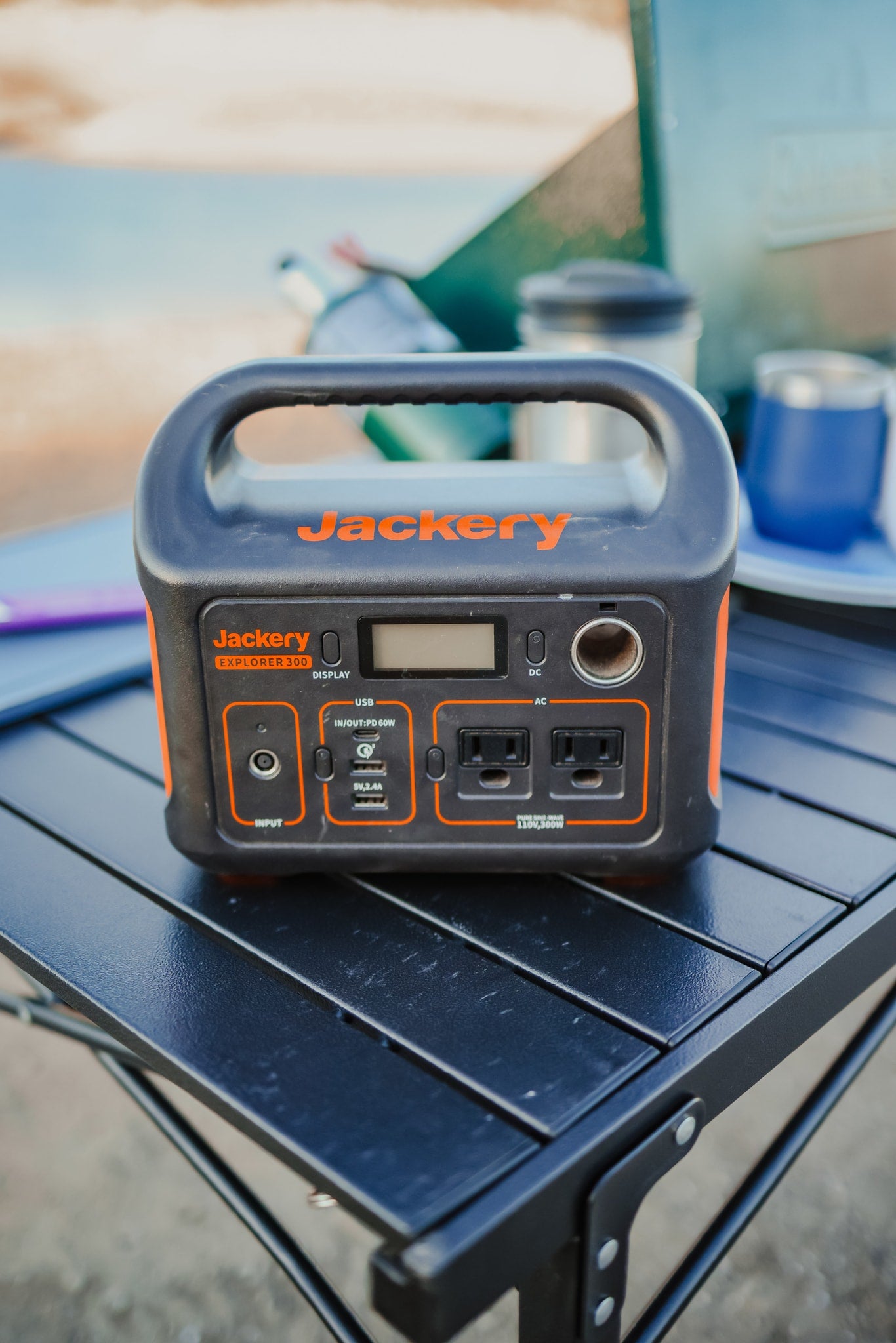 This Jackery Explorer 300 portable power station powers your rv rental adventures, offering reliable charging on the go. — photo 8