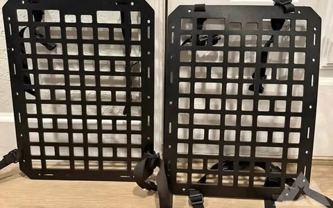 Universal seat back molle panels