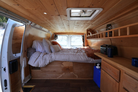Woodie-01 Ford E250 Camper Van-WHT — photo 4