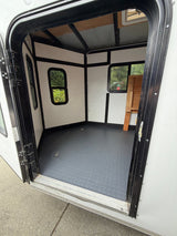  customized with windows & a ladder rack