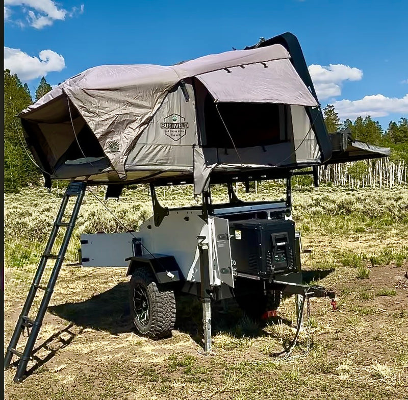 BUSHVELD rooftop tent on an overland trailer — photo 2