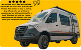 Epic RV rental adventure! This Storyteller Overland Sprinter RV from Dufourfun RV Rentals made their trip easy and fun.