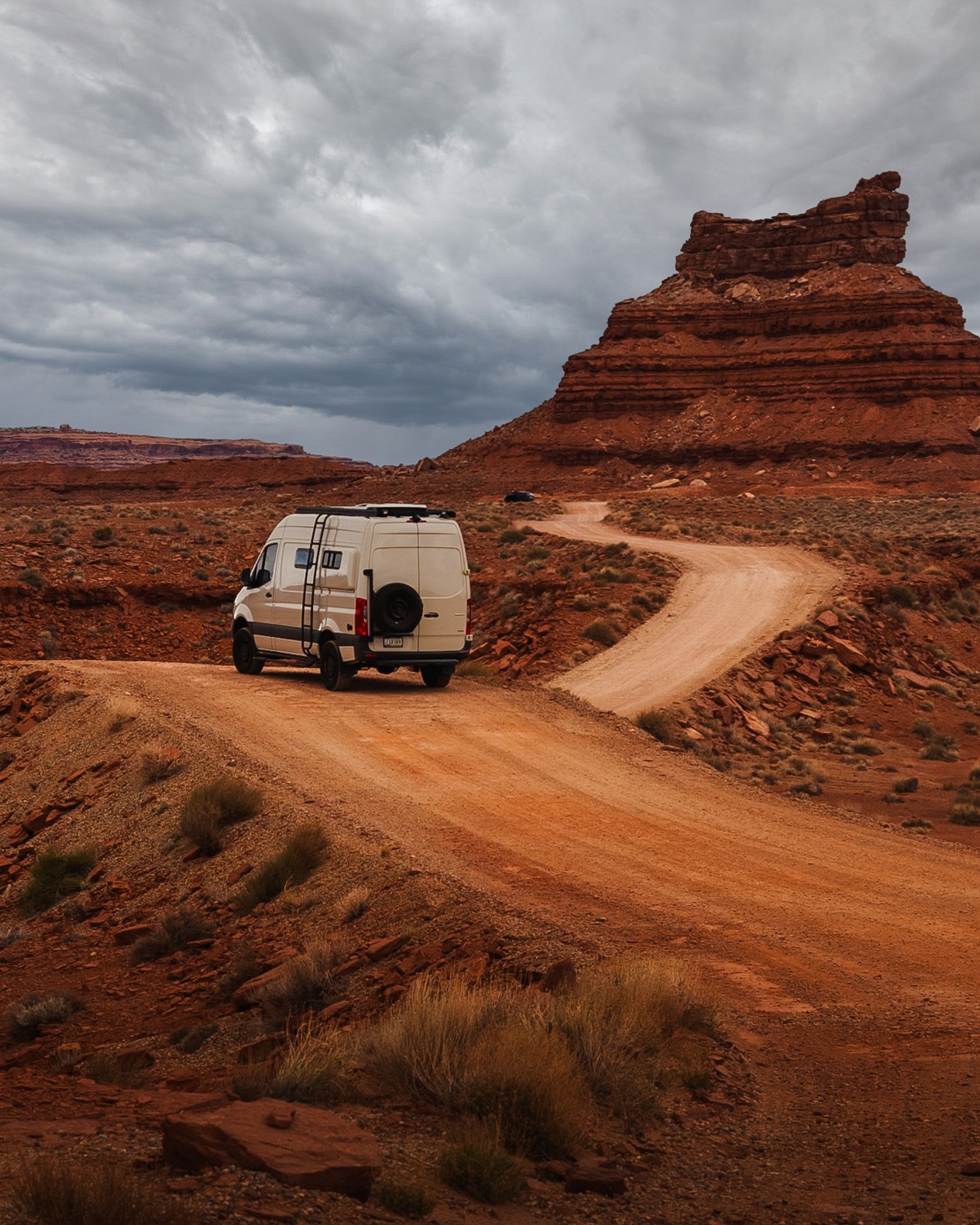  perfect for washing your dog after adventures! Great for travel.|Happy couple posing on their rv rental camper van roof — photo 18