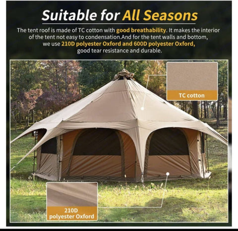 Vera Seats 15, Sleeps 10 w Amazing Bell Tent — photo 2
