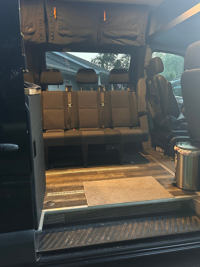  and storage below for games & supplies.|Clever RV rental van interior: a compact — photo 19