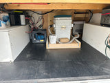  and a comfortable bed area.|Step inside this RV rental! Driver's perspective shows the dashboard