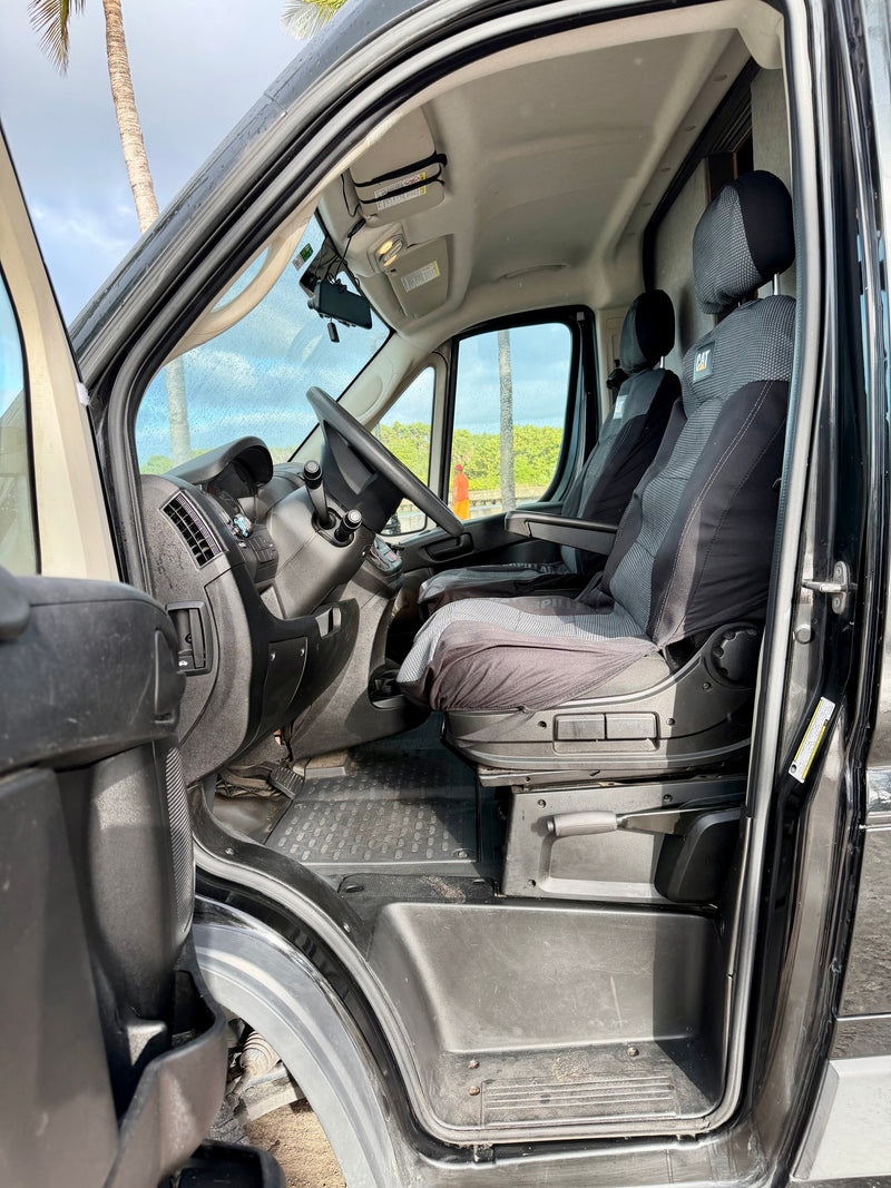  and control panel.|Enjoy this cozy camper van rental interior with a kitchenette — photo 15