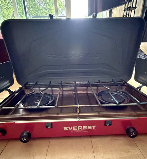 Camp Chef Everest 2 Burner Stove with grill/griddle