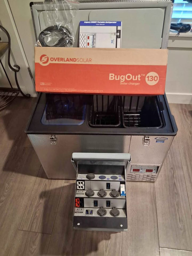 Legacy smart portable fridge/freezer w/powerpack &solar panel for outdoor use in Salt Lake City, UT (photo 1)