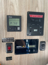 RV rental operations: Winnebago, Truma, & Xantrex Solar panels for water, generator, tanks, solar, & holding tank heater.
