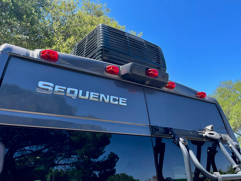  ready for adventure.|Experience an rv rental! This Sequence van's rear view shows its bike rack — photo 8