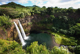 Discover Wailua Falls, Kauai's stunning twin waterfalls. An RV rental road trip is perfect to explore Hawaii's lush natural wonders.