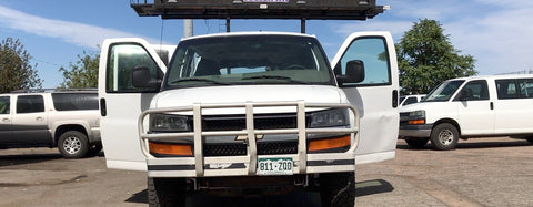 Monster 4x4 8-Passenger + Cargo overland rental