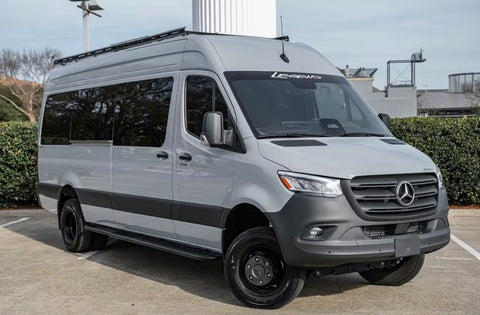 2025 Mercedes Sprinter AWD Luxury Coach, Off-Grid AC, Starlink, Smart TV overland rental