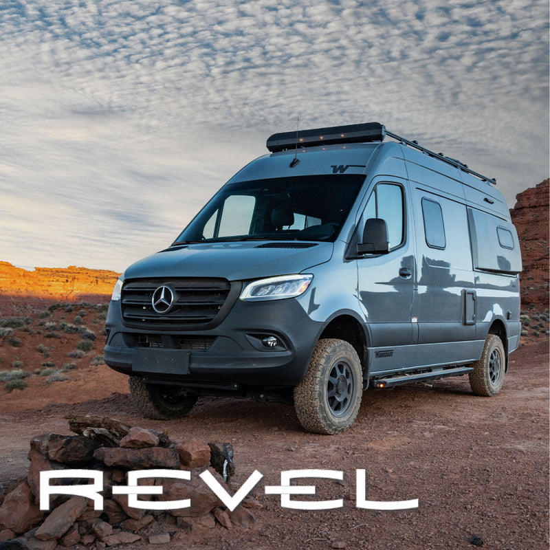Grey Winnebago Revel camper van for rv rental — photo 1