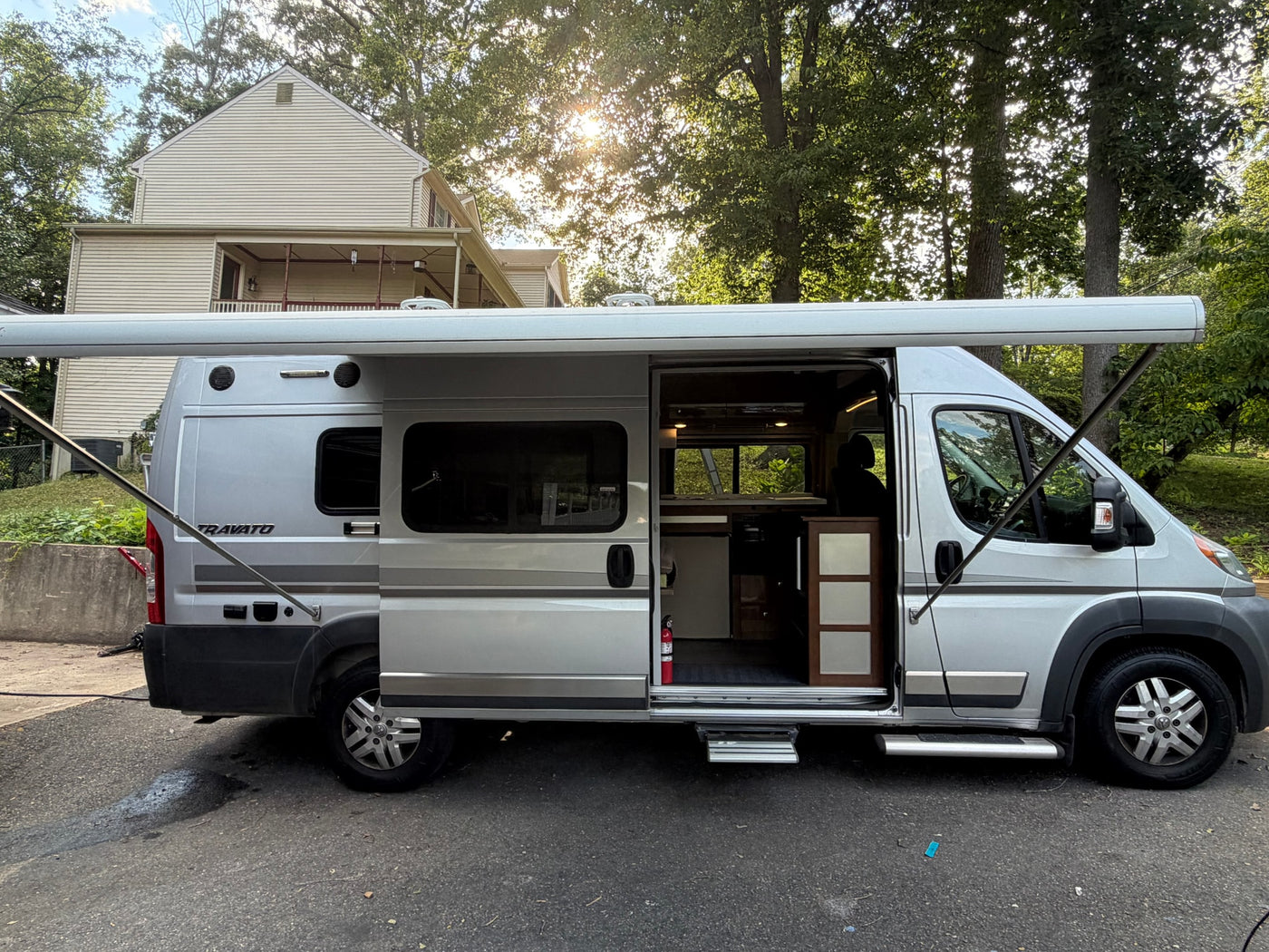 Silver Travato camper van — photo 1