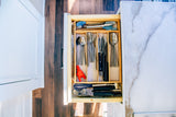 Organized RV rental kitchen drawer, neatly storing utensils and gadgets for compact, efficient use on your adventures.