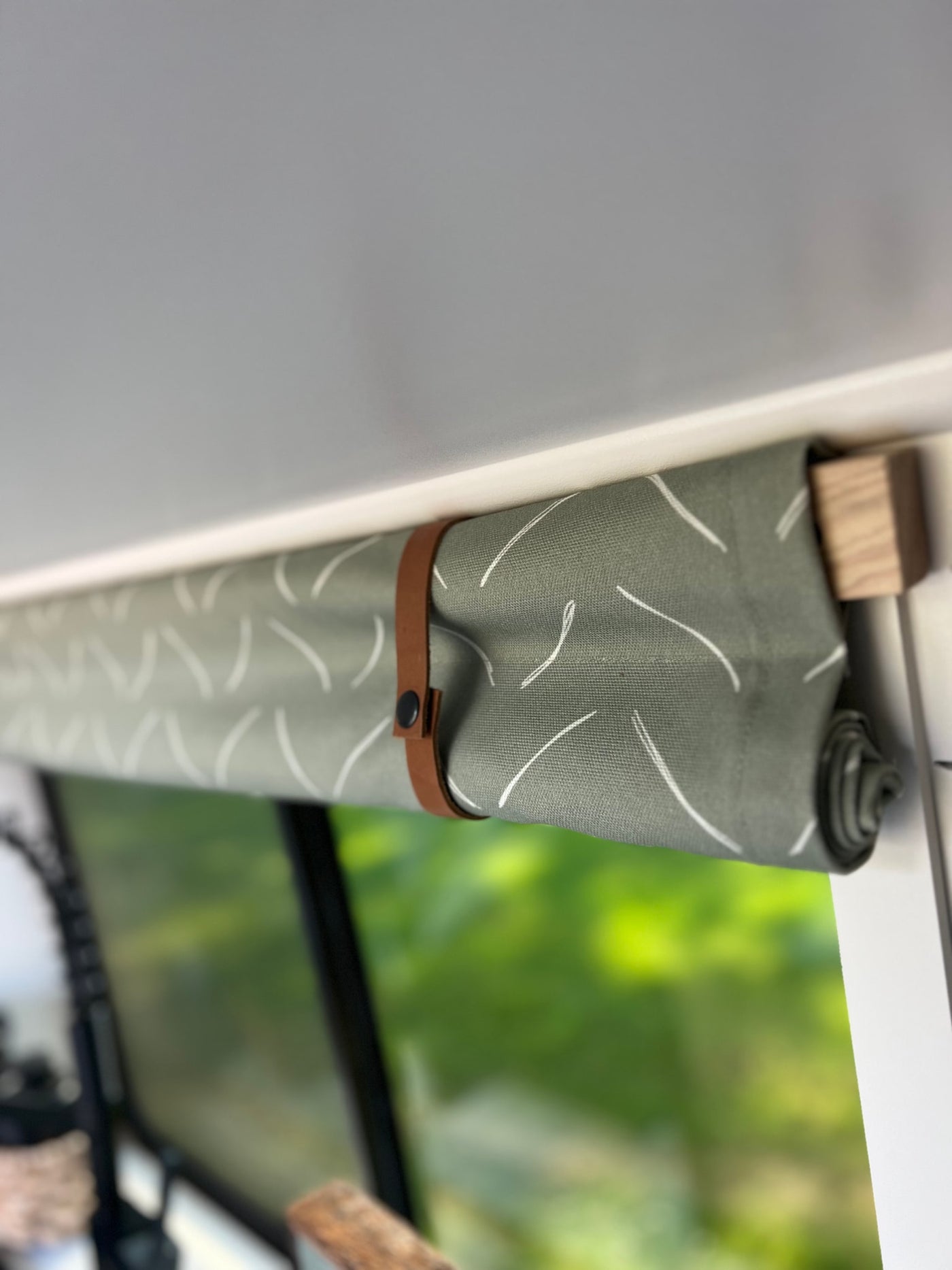  and protective mats.|Spacious RV rental interior with an open storage drawer — photo 16