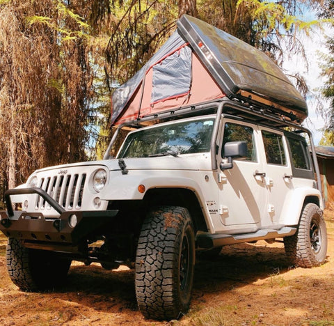 Jeep Wrangler Sahara Unlimited with IKamper Roof Top Tent — photo 3