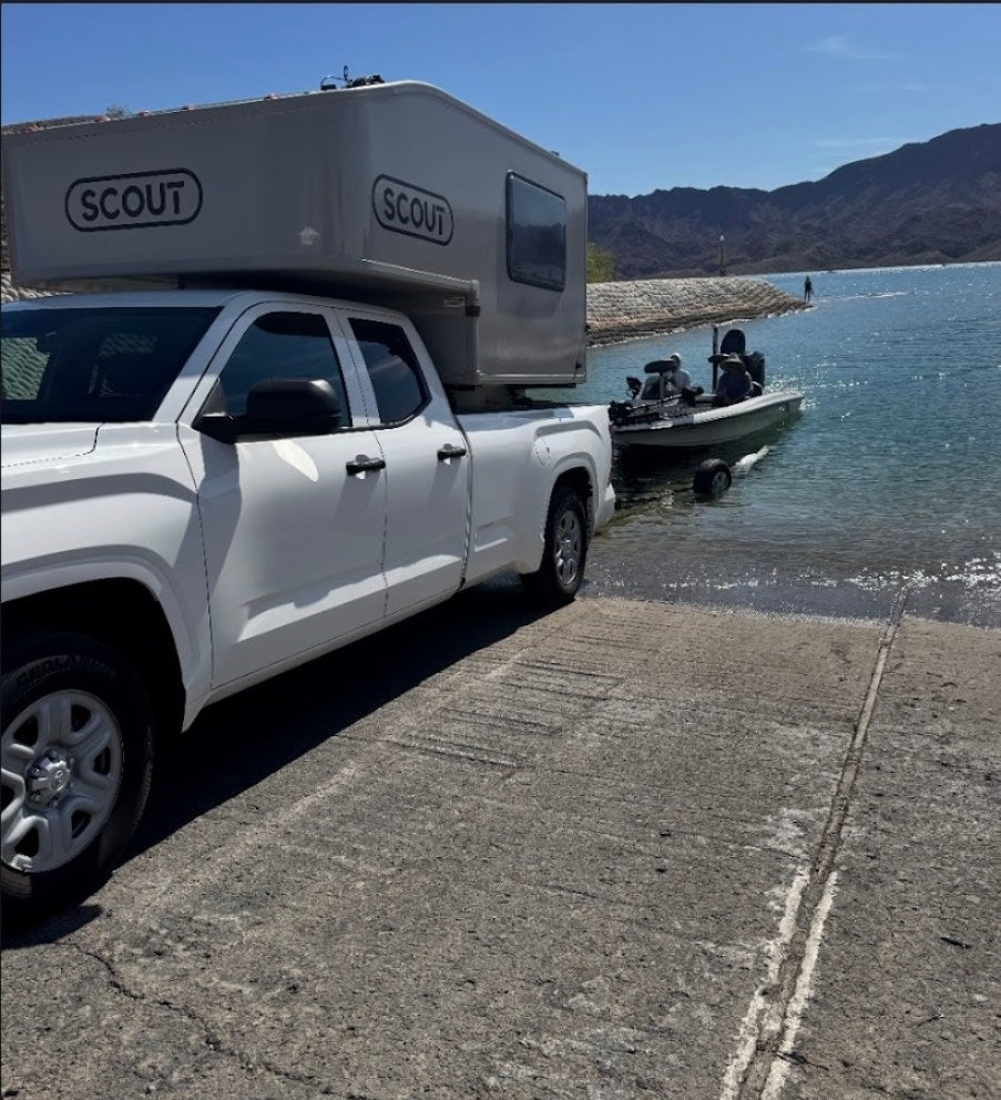  and power station for off-grid living.|RV rental interior with a compact dinette — photo 6