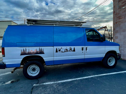 Ford E350 Class B Camper 4kWh Power and 700W solar overland rental