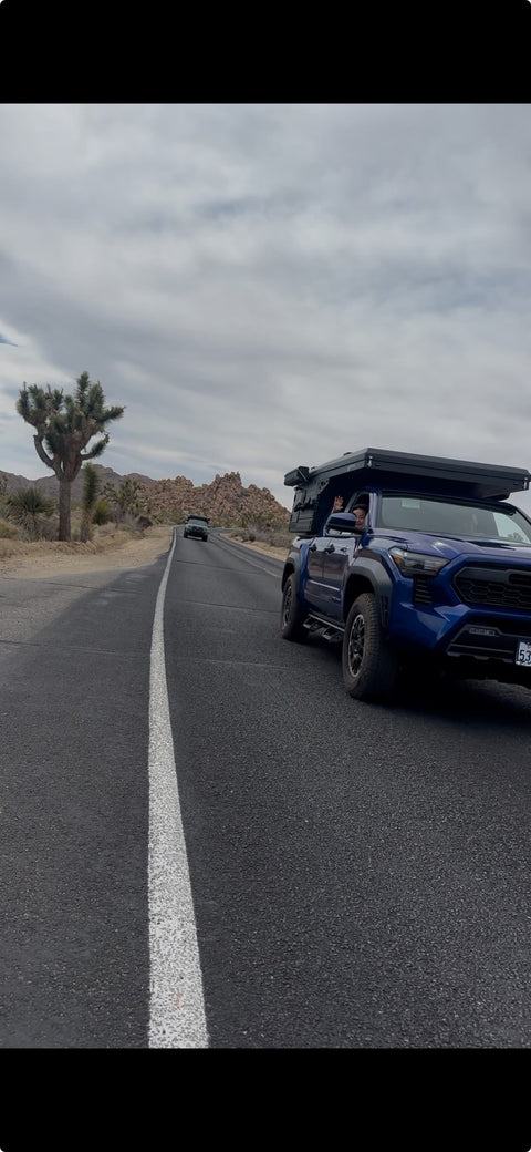 2025 Tacoma off road with brand new pop up camper overland rental